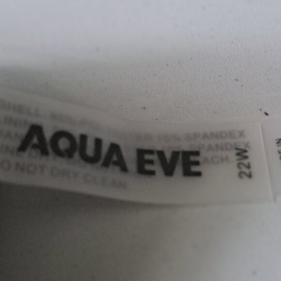 Aqua Eve Plus Size One Piece One Shoulder Ruffle Tummy Control 22W NWT - Picture 9 of 10